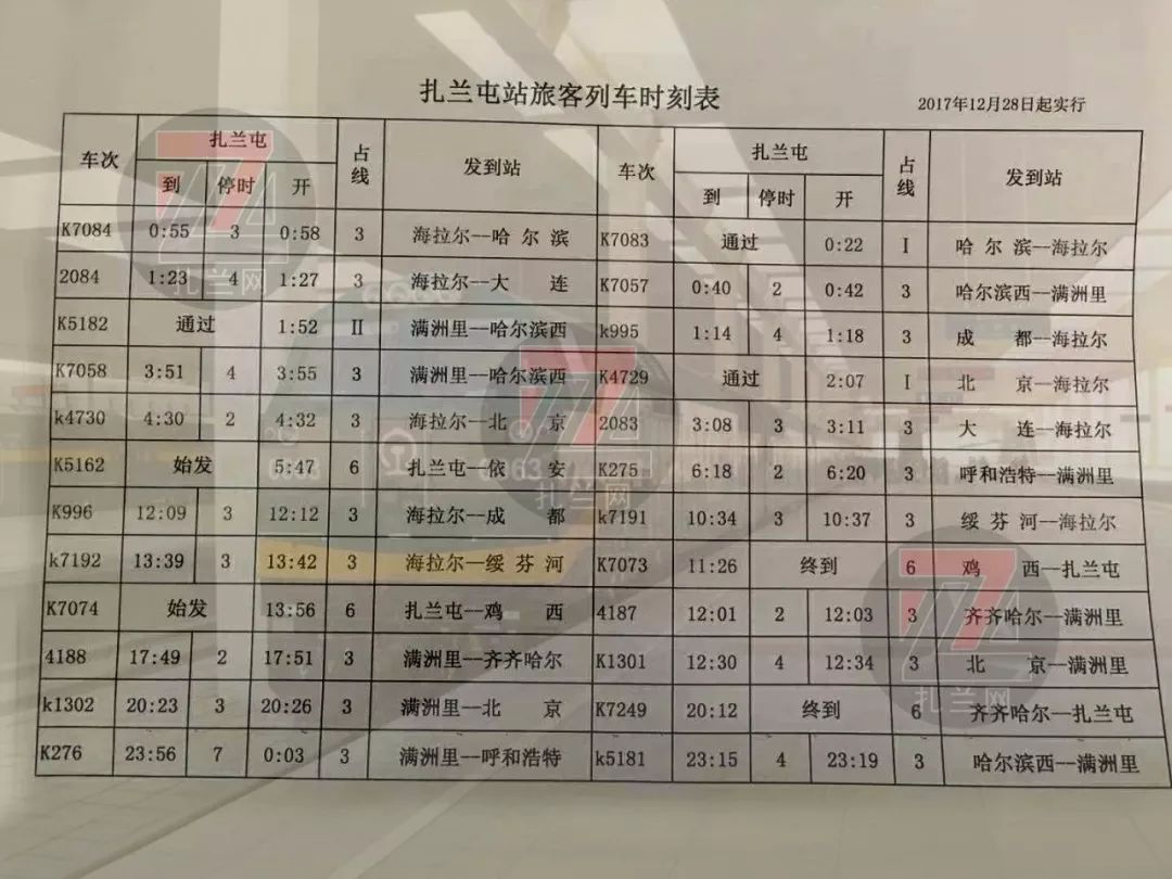 通北站最新列车时刻表,通北站最新列车时刻表详解