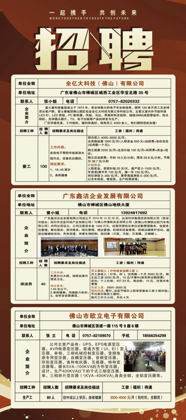 顺德伦教永丰最新招聘,顺德伦教永丰最新招聘启事