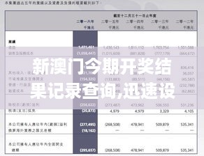 新澳最新开门奖历史记录,新澳最新开门奖历史记录，探索与揭秘